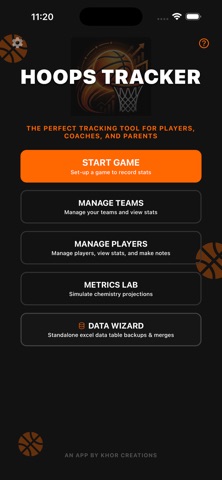 Hoops Tracker Basketball Stats