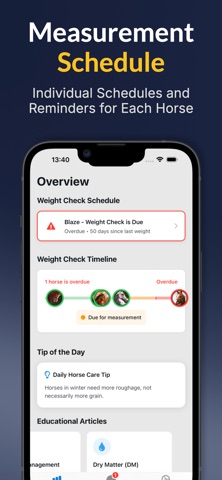 Equine Weight Tracker Screenshot 5 of 5