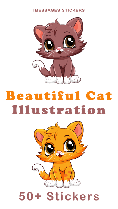 Beautiful Cat Illustrations Screenshot