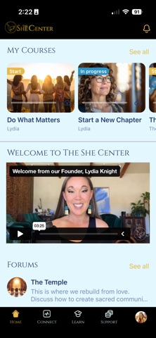 The She Center screenshot