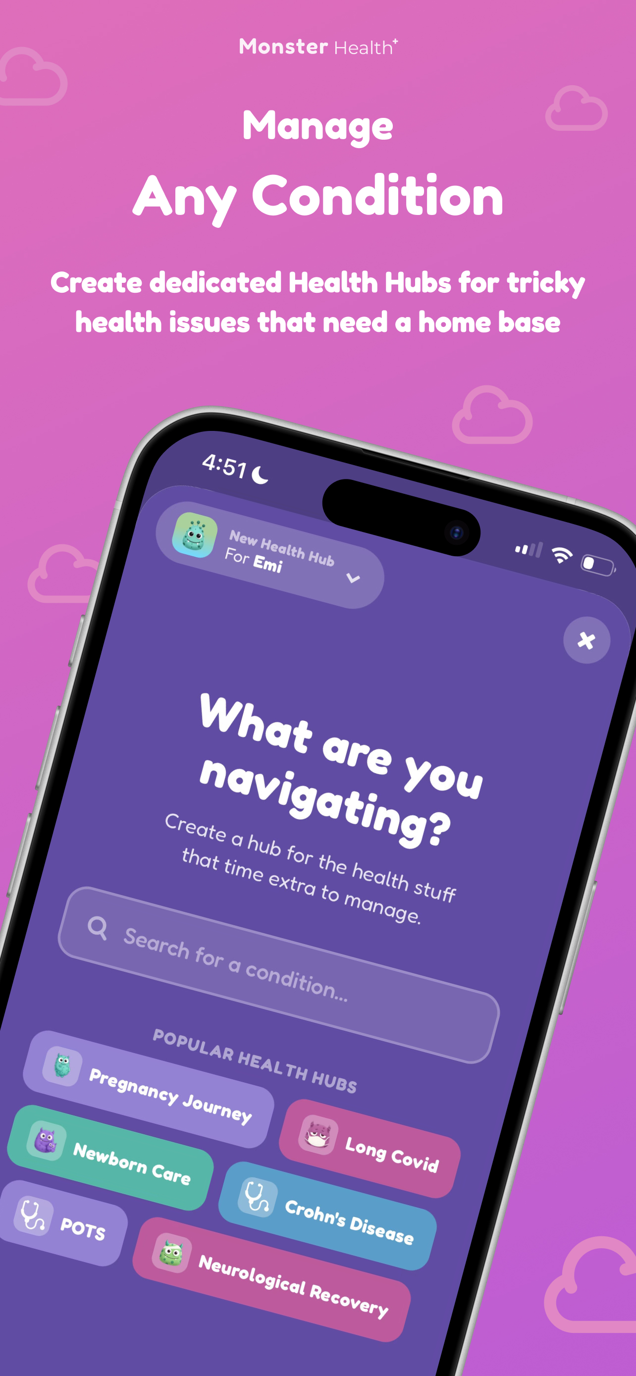 Monster Health: Care Tracker screenshot 2