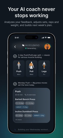 MuscleMind: AI Workout Planner Screenshot 5 of 8
