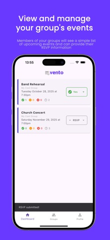 Vento: Groups & Events Screenshot 3 of 4
