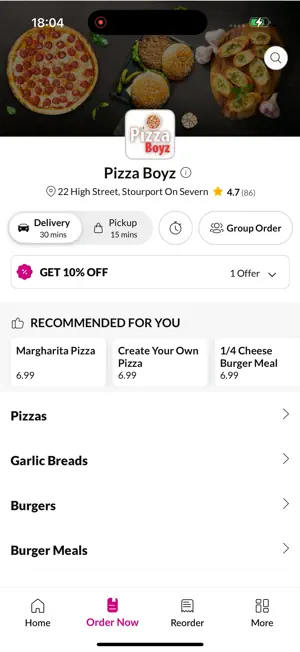 Pizza Boyz Severn screenshot 2