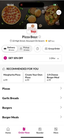 App screenshot