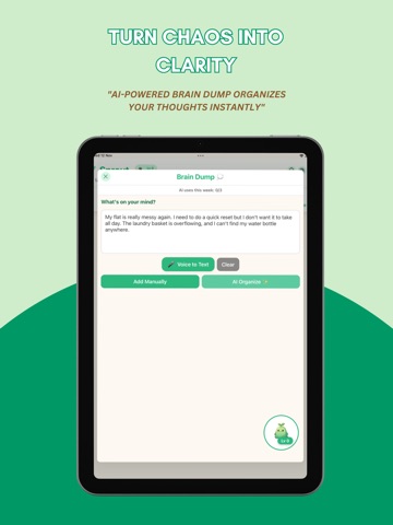 Sprout: Smart ADHD Task App iPad screenshot