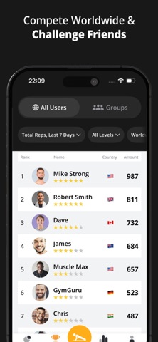 GOLDEN Push Up Pushup Tracker Screenshot 3 of 10