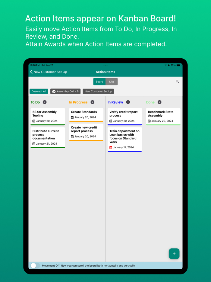 Lean Standard Work Rpt