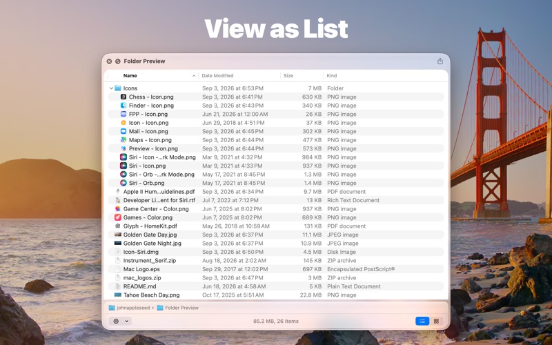 Folder Preview Screenshot 2 of 6