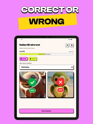 Italian Brainrot Puzzle Games iPad screenshot