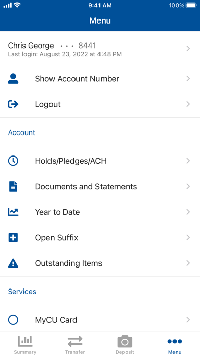 Campco Federal Credit Union Screenshot