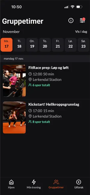 Impulse Treningssenter screenshot 1