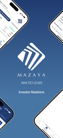 Mazaya Investor Relations iPhone screenshot