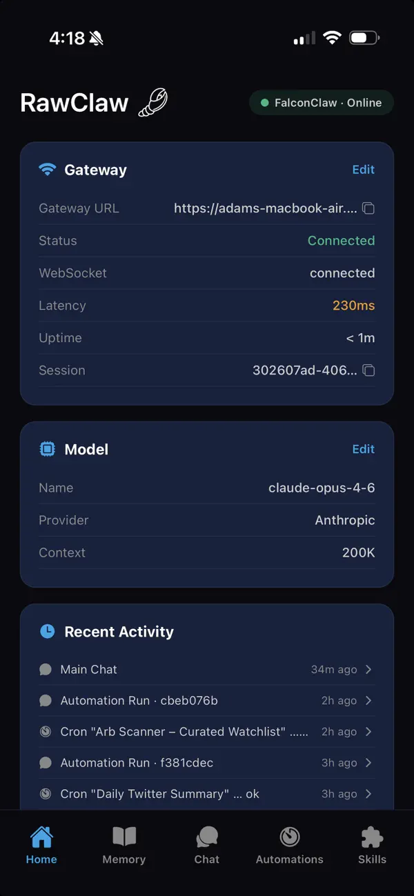 #1. RawClaw (iOS) بواسطة: Adam Weil