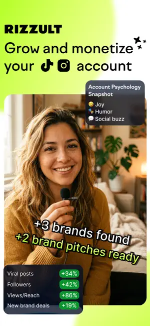 Influencer App — RIZZULT screenshot 1