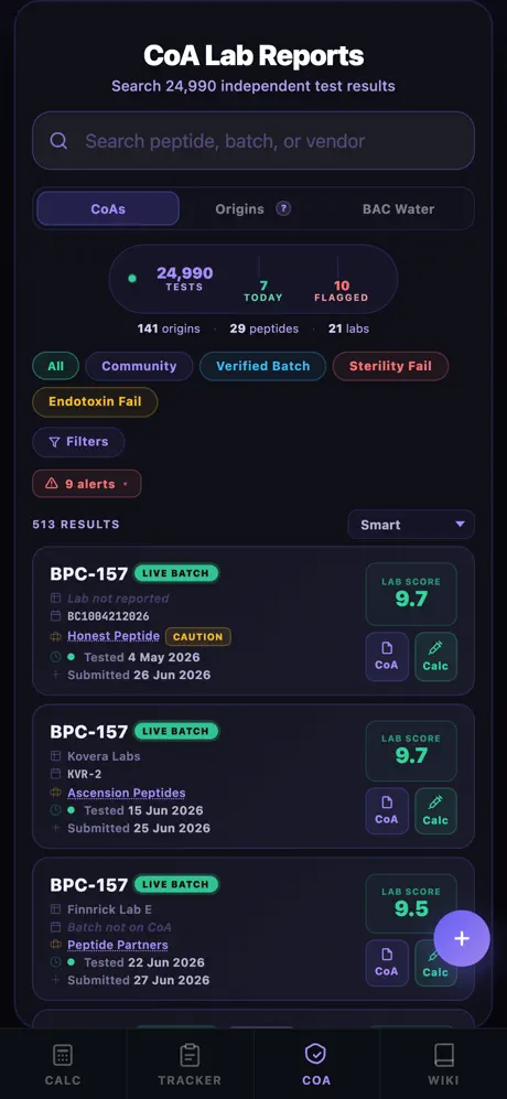 BPC-157 Peptide Calculator screenshot 4