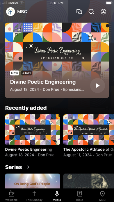 Milford Bible Church Screenshot