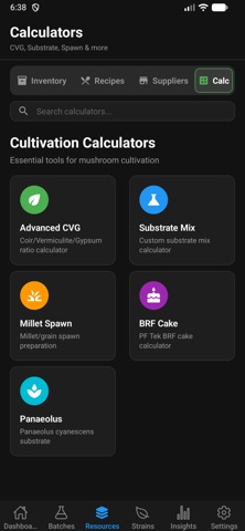 MycoHub screenshot