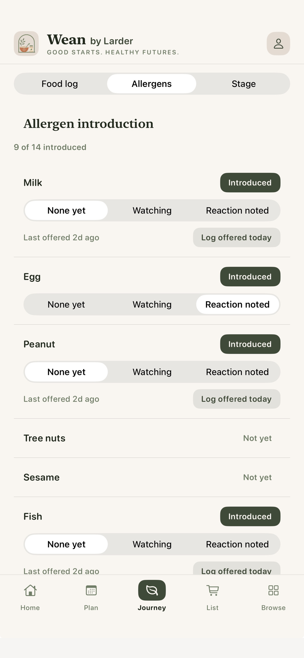 Wean by Larder screenshot 4