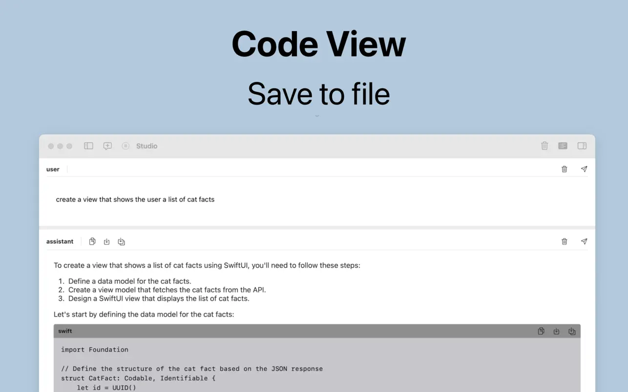 #3. AIAppStudio (macOS) 来自: Richard Moult