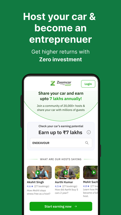 Zoomcar: Car rental for travel Screenshot
