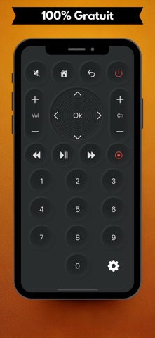 Telecommande orange box tv Screenshot 1 of 3