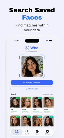 Who - ID Face Search iPhone screenshot 4