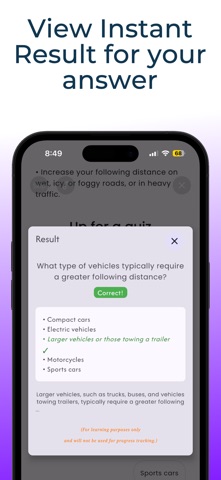 DMV Practice Test + AI Coach screenshot
