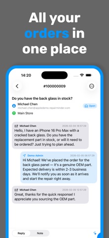 Repair Minder screenshot