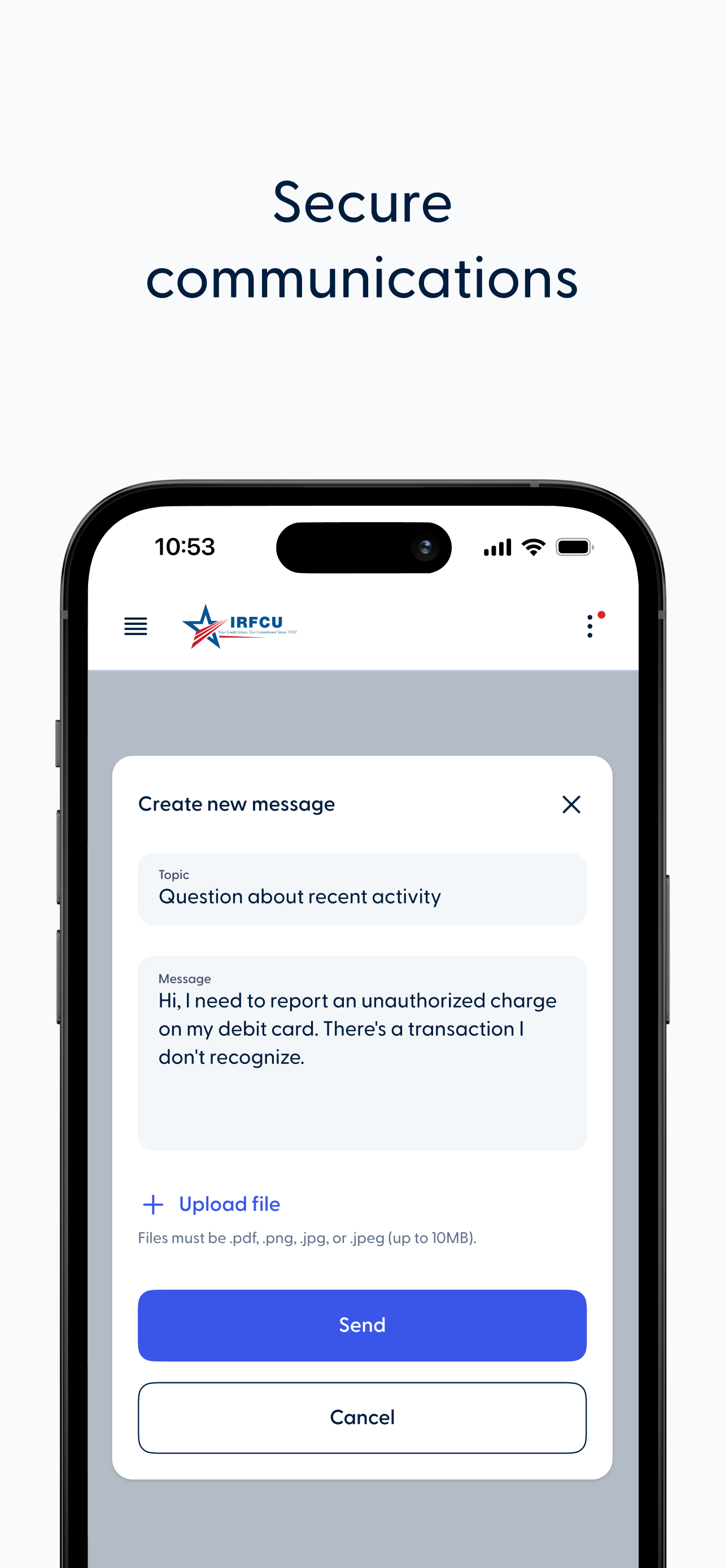 IRFCU Mobile Banking screenshot 5