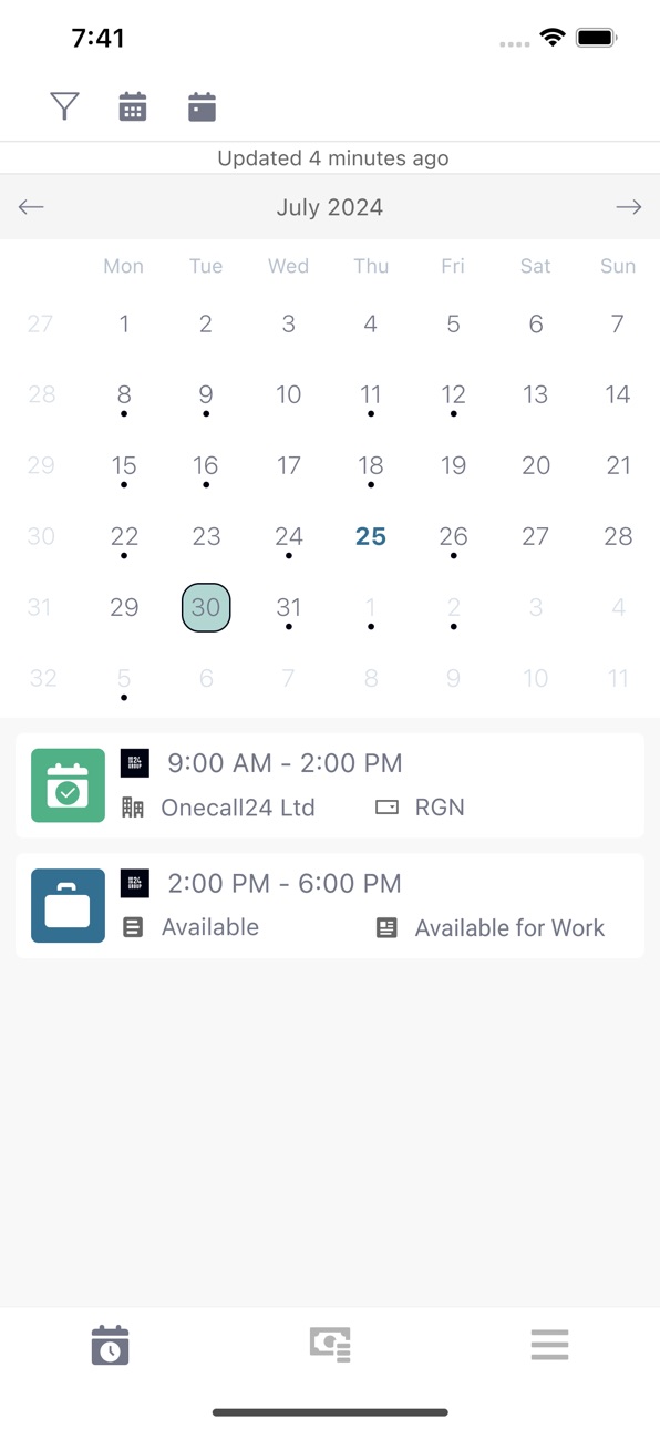 iPhone screenshot