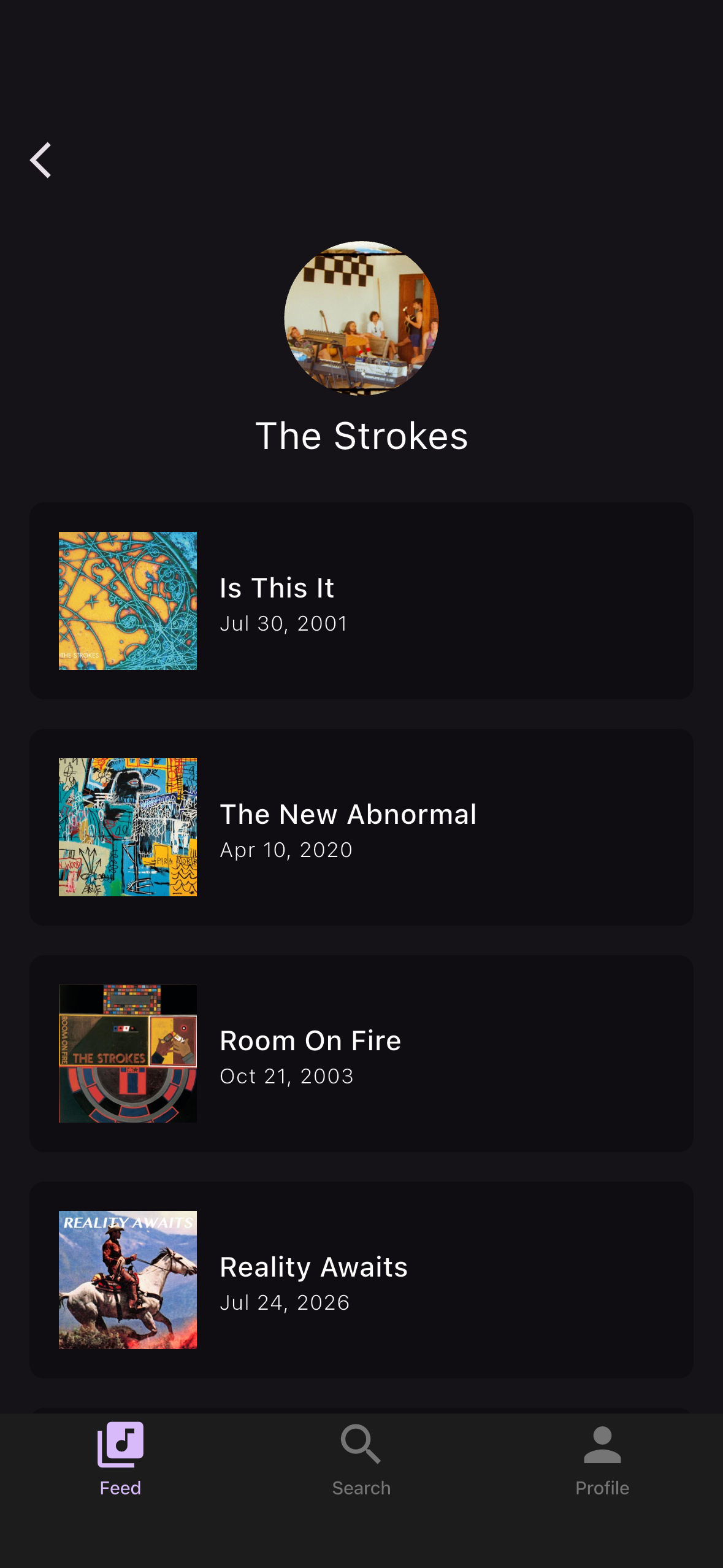 Record: Music Review App screenshot 2