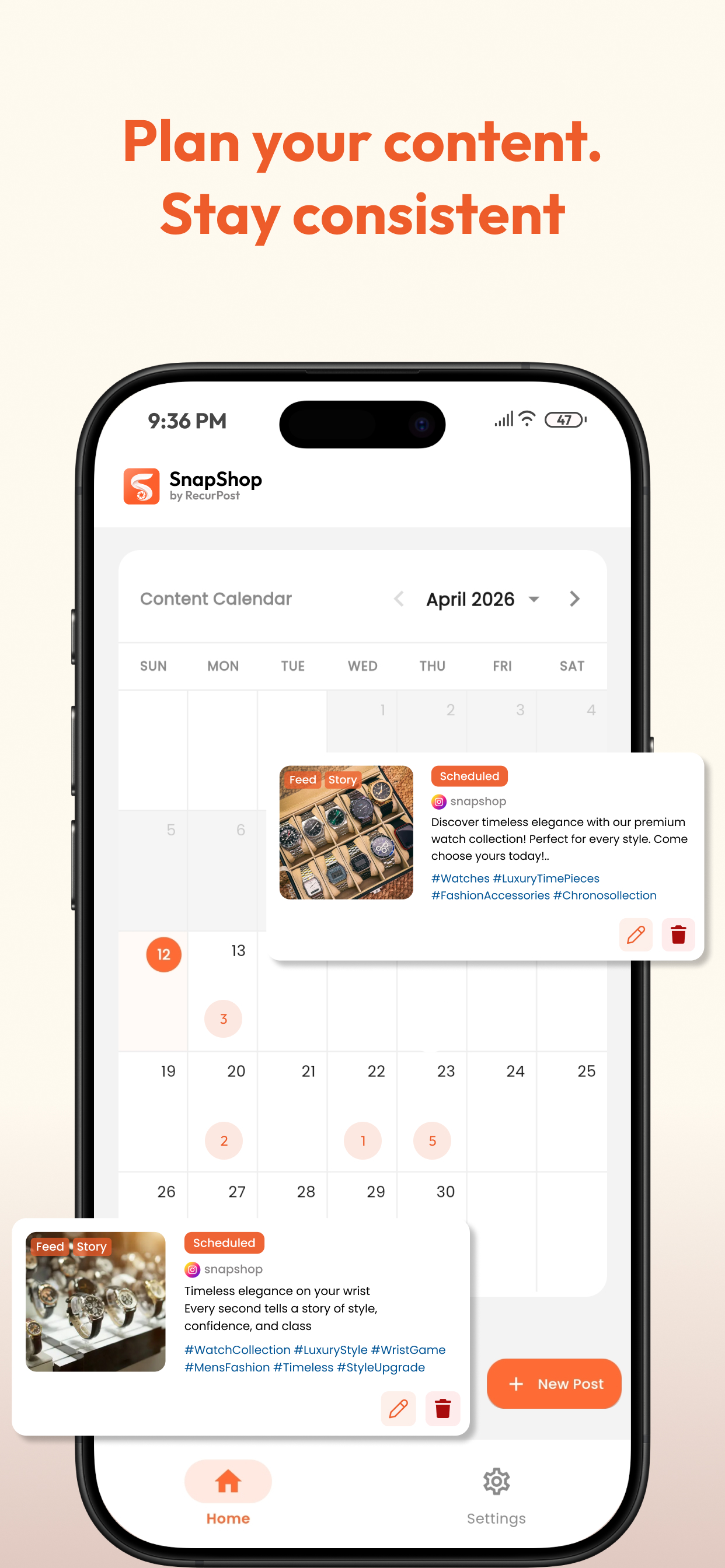SnapShop By RecurPost
