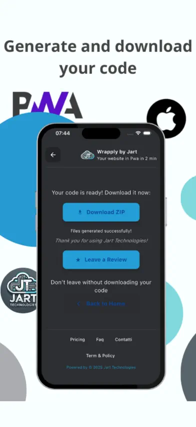 Wrapply Build App from Website screenshot 5