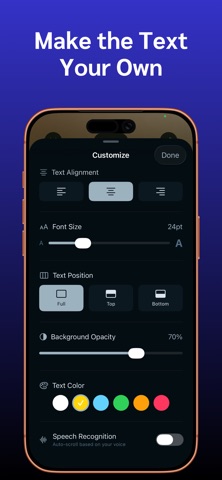 Teleprompter For Video - Promi iPhone screenshot
