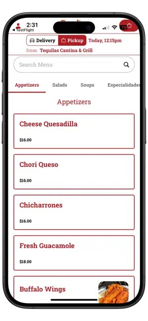 Tequilas Cantina and Grill screenshot 2