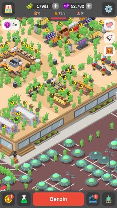 Idle Gas Station Tycoon iOS Mod IPA screenshot 2 - iOS game interface