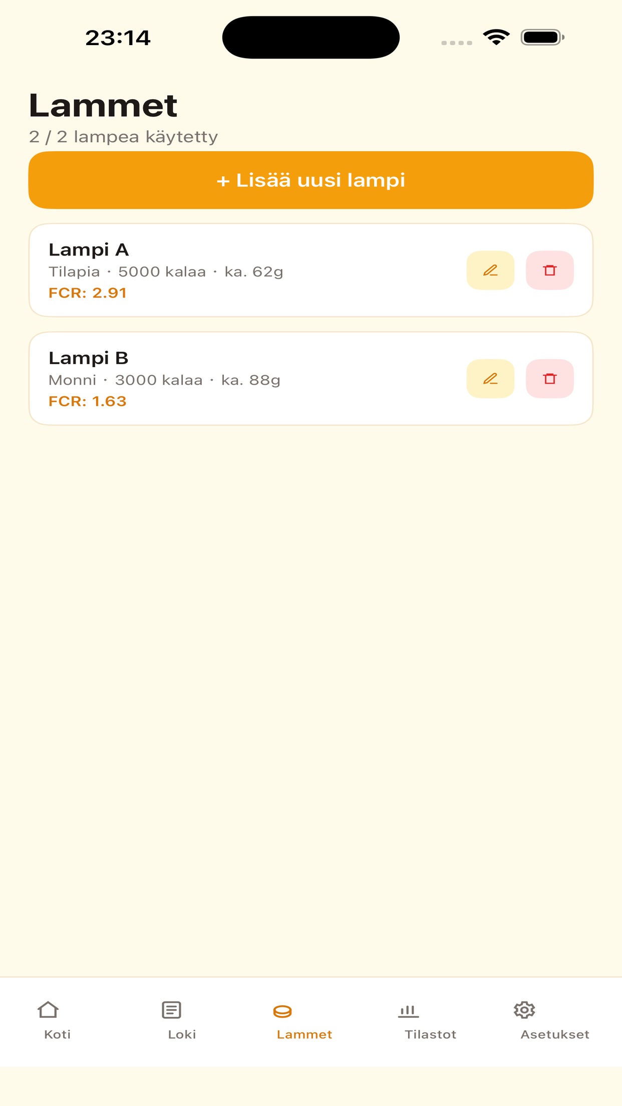 Screenshot 4 of AquaFeedCalc