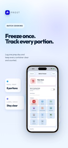 Frost - Freezer Tracker screenshot