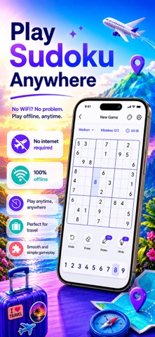 Sudoku Puzzle Offline Classic iPhone screenshot