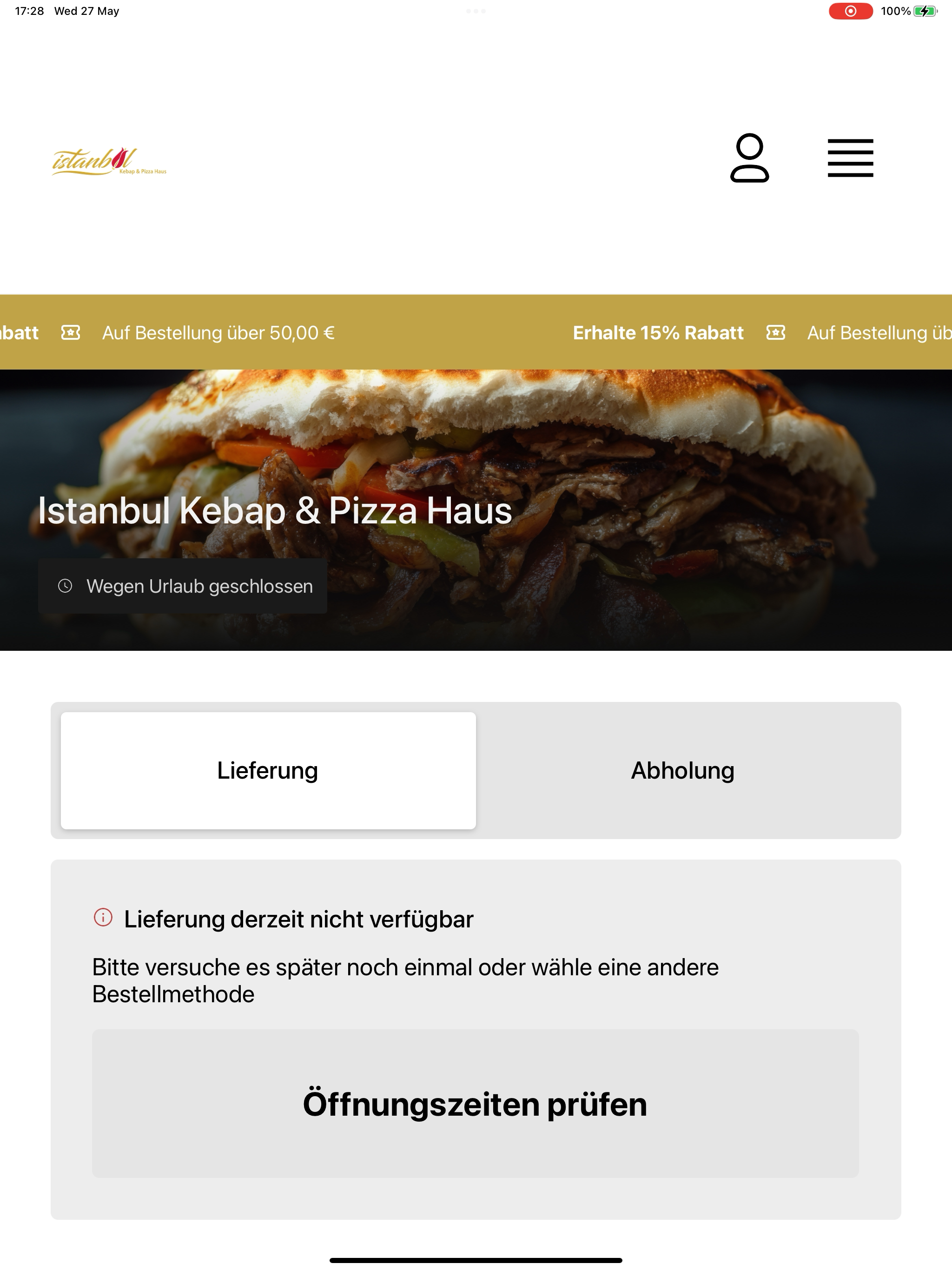 Istanbul Kebap & Pizza Haus DE screenshot 5