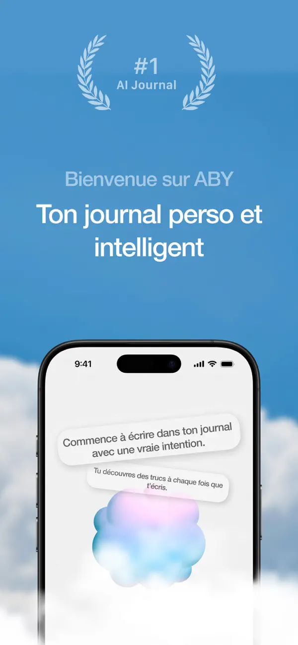 Screenshot #1 pour ABY – Journal IA & Humeur