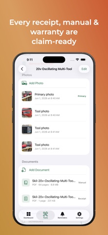 ToolMark: Tool Inventory Screenshot 3 of 8