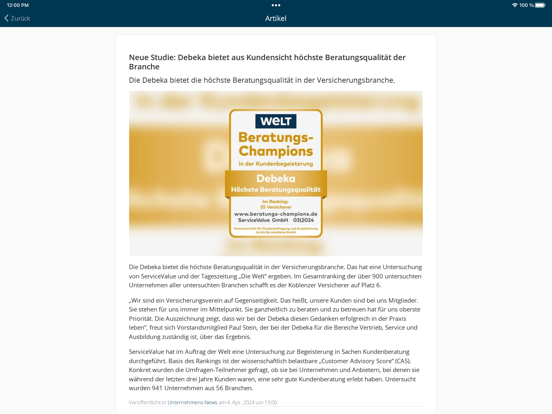 Screenshot #6 pour Debeka DNApp