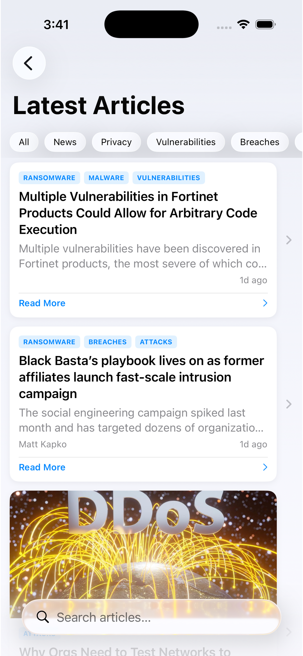Attack Feed