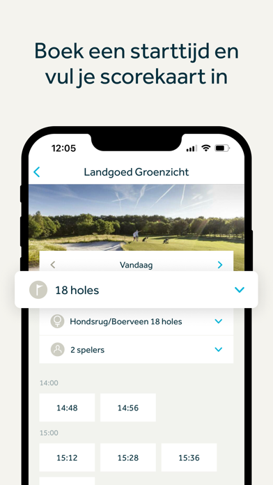 Golf.nl app Screenshot