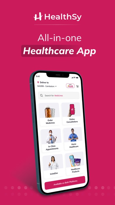 HealthSy - Healthcare App Screenshot