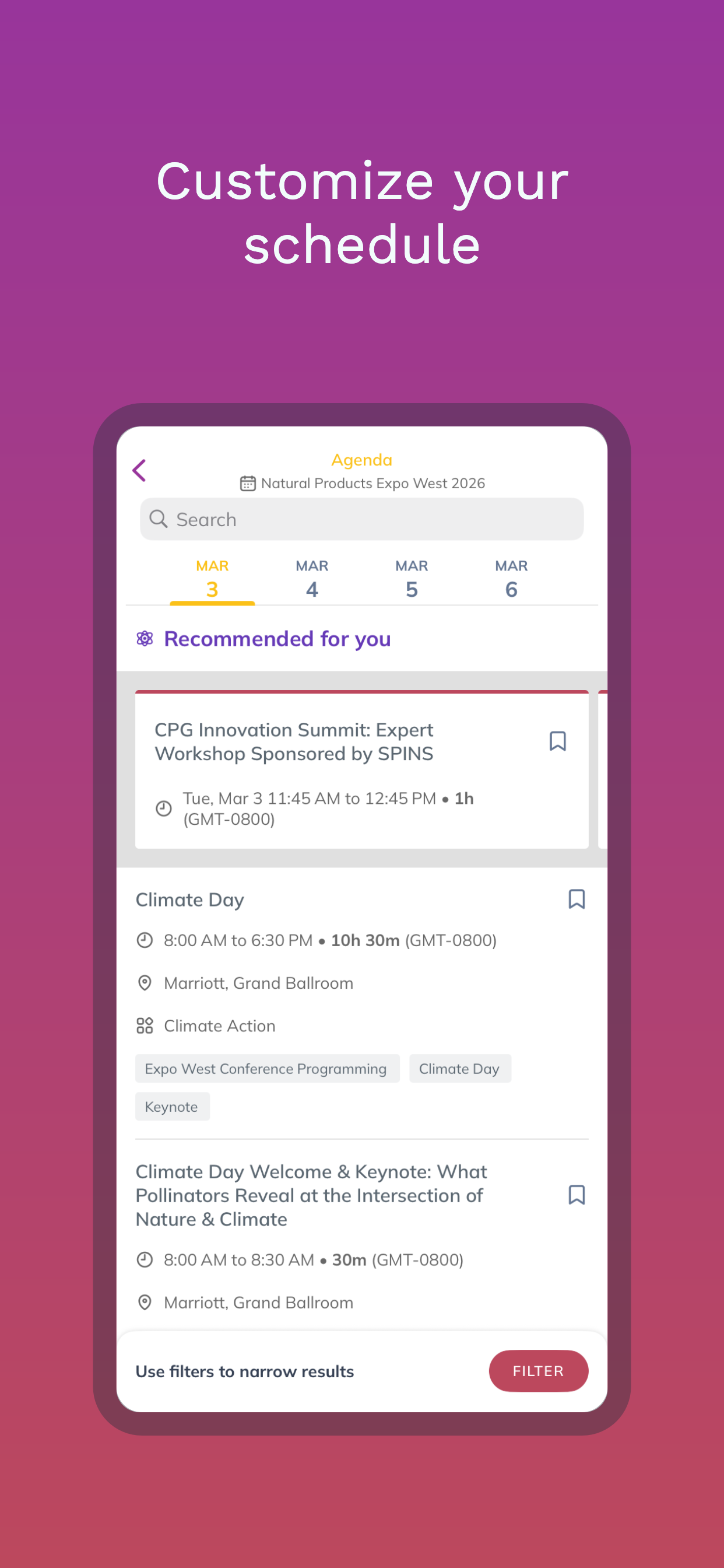 Expo West Event App