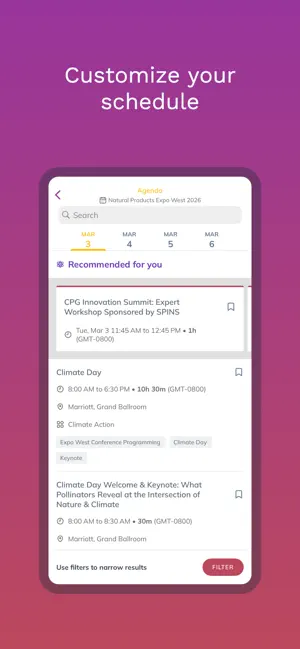 Expo West Event App screenshot 3