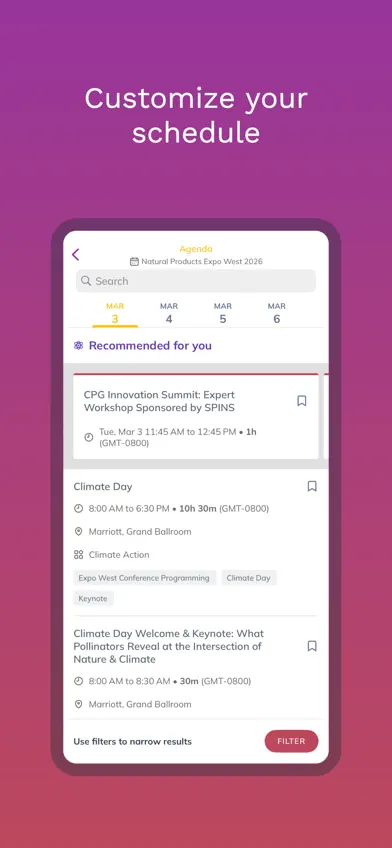 Expo West Event App screenshot 3